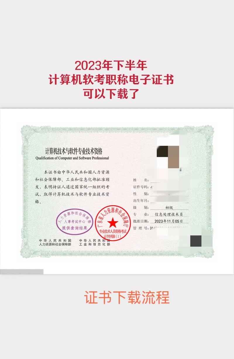 2023下半年計算機軟考電子證書開放下載，職場進階與咨詢服務雙管齊下